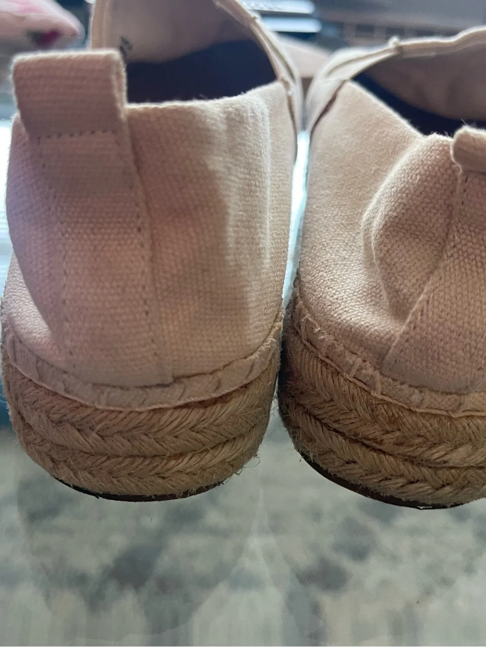 Steve Madden Black & Cream Cap-Toe Espadrilles